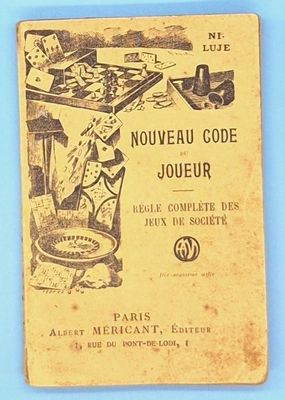 JEUX XX° / « Nouveau Code du Joueur – Règle complète des Jeu…