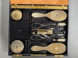 a box with a variety of tools in it