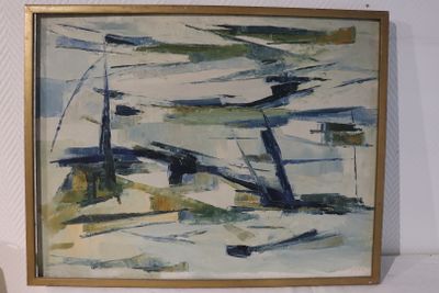 a picture of a painting hanging on a wall