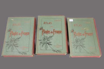 three books are sitting on a table in front of a gray background