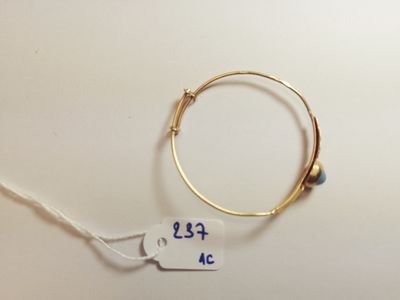 a close up of a bracelet with a price tag attached to it
