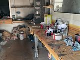 an image of a workbench in a garage