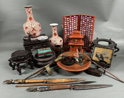 a lot of different items that are sitting on a table