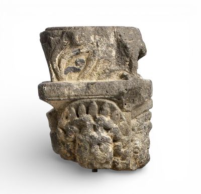 Autel Romain EN Basalte Avec DivinitÉS HÉLiopolitaines