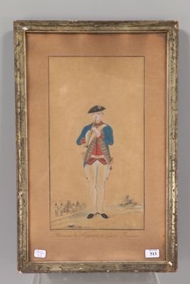 une vieille photo d'un homme vêtu d'une veste bleue et d'un short rouge