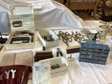 a table with a lot of items that are on it