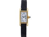 a close up of a watch on a white background with a black strap