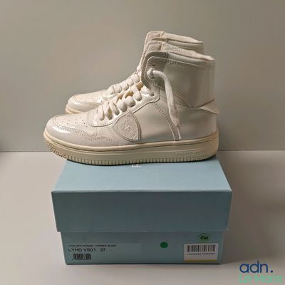 Nike Air Force 1 Mid en cuir blanc, pointure US 9,5