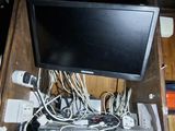 a television that is sitting on top of a wooden table
