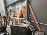 a room with a lot of junk on the floor