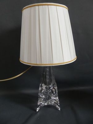 CRISTALLERIE LORRAINE - Lampe en cristal de forme tour eiffe…