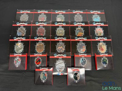 a lot of different types of watches on display