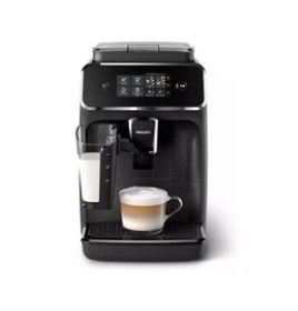 gros plan d'une machine à café avec une tasse de café