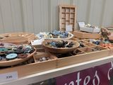 a table with a lot of different items on it