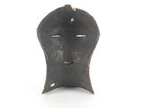 an image of a black mask on a white background
