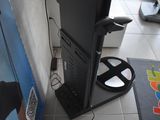 an image of a computer on a stand in a room