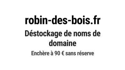 Nom de domaine robin-des-bois.fr.