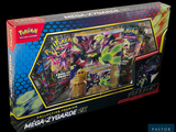 a box of pokemon cards with a picture on it