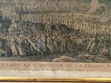 a picture of a painting of a large group of people