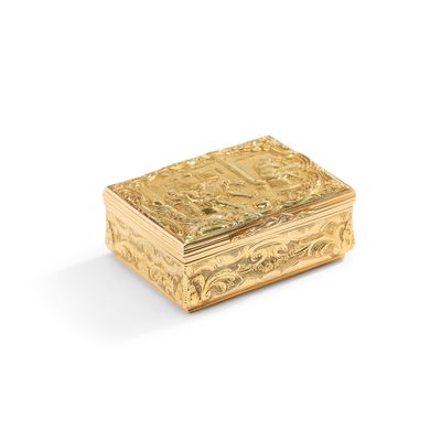 Rare TabatiÈRE Offerte Par Charles Long À Antonio Canova