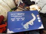a blue box with a picture of a person on it