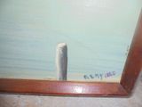une photo d'une photo d'un tableau sur le mur