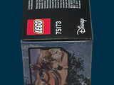 a box with a lego star wars figure inside of it