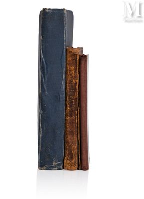 three books that are stacked on top of each other