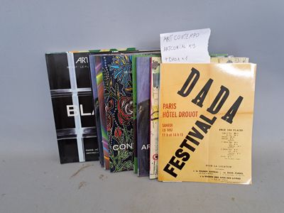 Ensemble de 9 catalogue de ventes aux enchères Artcurial, ar…