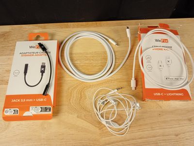 Lot de câble de téléphone non tester