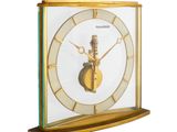 a clock that is sitting on top of a table