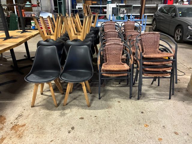 Mobilier de restaurant et de terrasse : 14 guéridons bistrots ext...