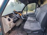 a car with a steering wheel and a seat in it