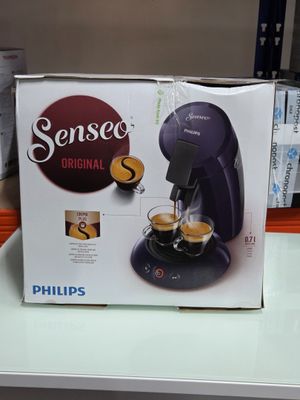 a box of coffee that is sitting on a table