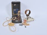 a small box with a bunch of different items on it