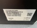 the back of a black box with a barcode on it