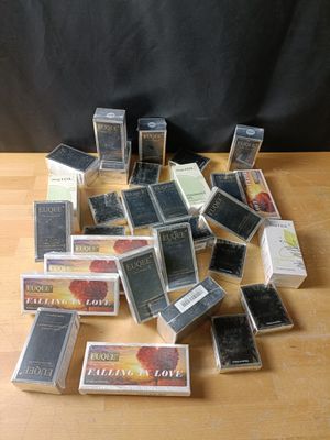 many different types of cigarettes on a table