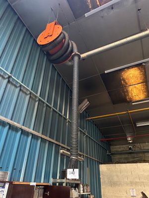 7 enrouleurs d'extraction des fumée d'échappement SACATEC