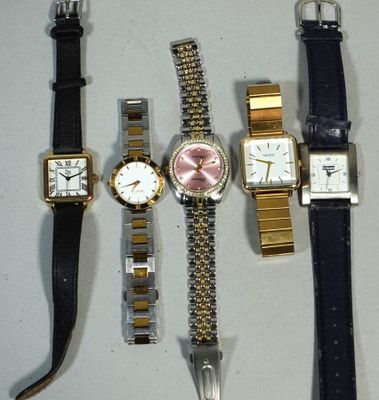 Lot de 5 montres en l'état