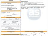 a document with a picture of a car and a barcode on it