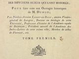 an old book with a black and white title on it