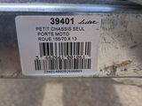 a close up of the back end of a truck with a barcode on it