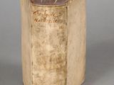 an old book that is sitting on a table