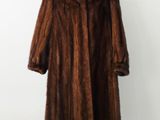 un manteau de fourrure marron pour femme posé sur un mannequin