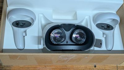 a box that has a pair of headphones in it