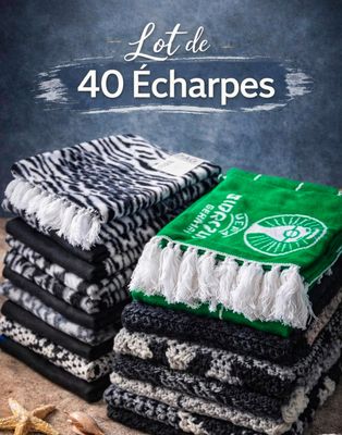 lot de 40 écharpes « cot cots »