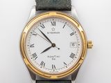 an image of a close up of a wrist watch with roman numerals
