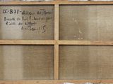 a picture of an old window with writing on it
