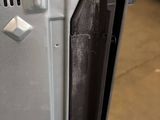 a close up of a door handle on a door