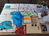 une table sur laquelle se trouvent plusieurs objets